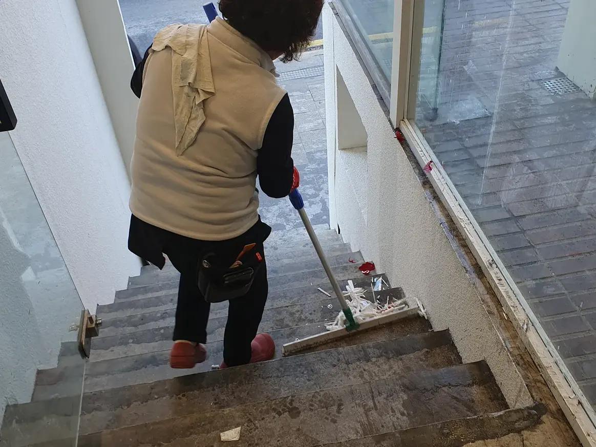 동구 주전동 건물 탕비실 직원 휴게공간 위생청소 사례 - 행진크린